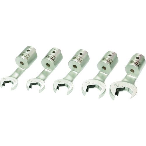 ■TONE 差替式トルクレンチ用交換クイックスパナヘッドセット T22Dシリーズ 3点セット〔品番:22DRSQ30〕【2261871:0】[店頭受取不可]