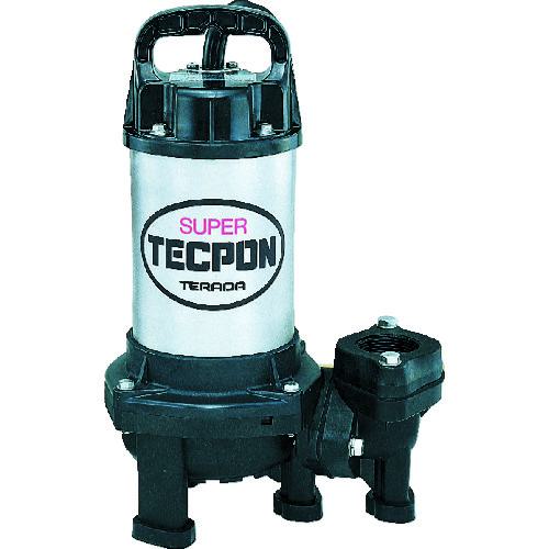 ■TERADA 汚物混入水用水中ポンプ 非自動 0.25kw 全揚程6m 60Hz〔品番:PX250〕【2273616:0】[店頭受取不可]