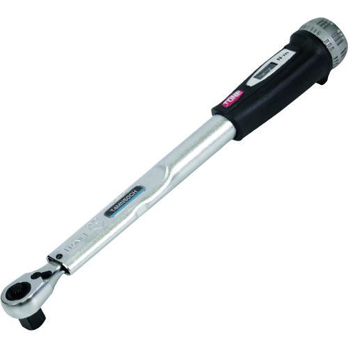 ■TONE プレセット形トルクレンチ(ダイレクトセット・コンパクトヘッドホールドタイプ) トルク調整範囲10~50N・m 差込角9.5mm〔品番:T3MN50CHQL〕【2289535:0】[店頭受取不可]