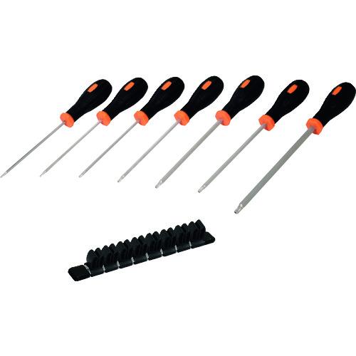 ■TONE パワーグリップトルクスドライバーセット(いじり防止タイプ)〔品番:PGTD700H〕【2289537:0】[店頭受取不可]