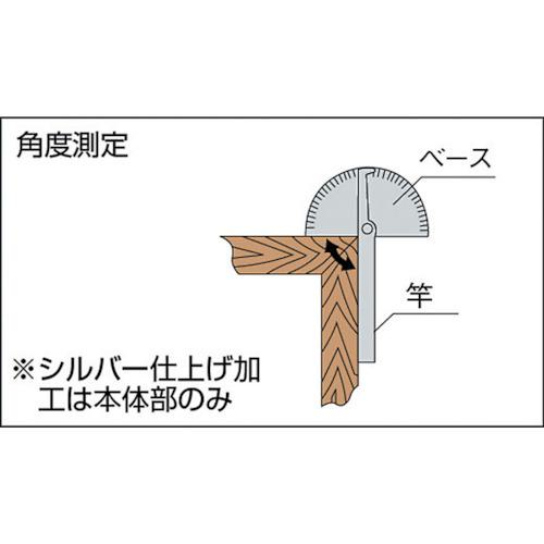■TRUSCO プロトラクター ステンレス 竿全長823〔品番:TP600〕【2296951:0】[店頭受取不可]