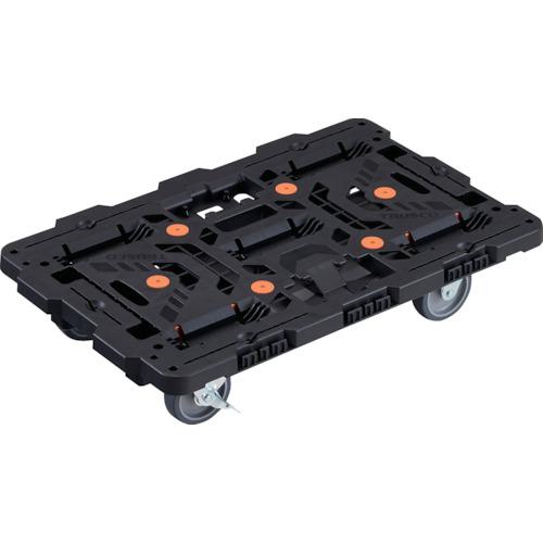 ■TRUSCO 連結式樹脂製平台車 ビートル 700X450 自在3輪 内2輪ストッパー付〔品番:BT700J3S2E100〕【2360483:0】[店頭受取不可]