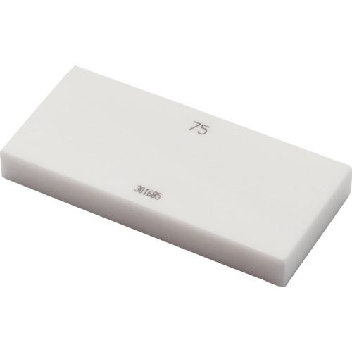 ■SK セラミックブロックゲージ 0級相当品 75.00mm〔品番:BC07500〕【2362595:0】[店頭受取不可]