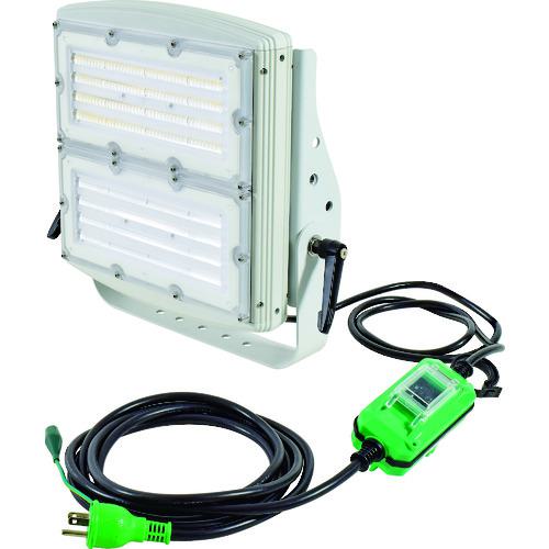 ■【在庫限り】NICHIDO スクエアライト200W 電源装置一体型 昼白色 調光式〔品番:LEIS200DIMJW50K〕【2389790:0】[店頭受取不可]
