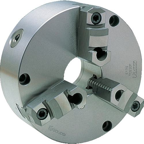 ■Victor スクロールチャック TC165F 6インチ 3ツ爪 分割爪〔品番:TC165F〕【2391244:0】[店頭受取不可]