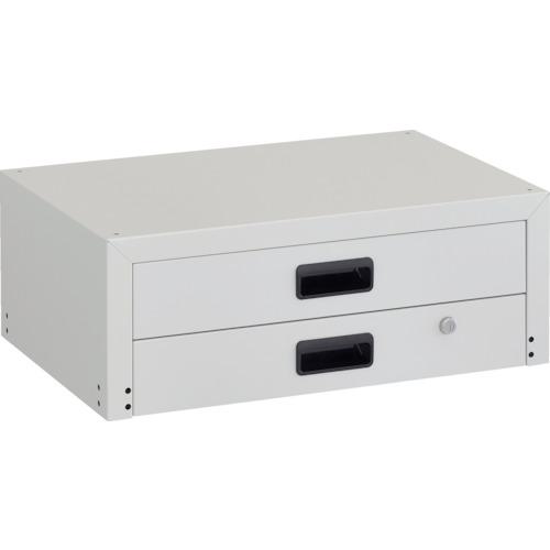 ■TRUSCO ツールワゴン ラビットワゴン用2段引出 600X400 ホワイト〔品番:RBW64XW〕【2407689:0】[店頭受取不可]