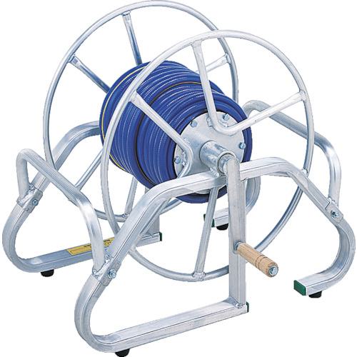 ■昭和 アルミ製ホース巻取機(リールのみ) トラック取付型〔品番:MA5B〕【2411458:0】[店頭受取不可]