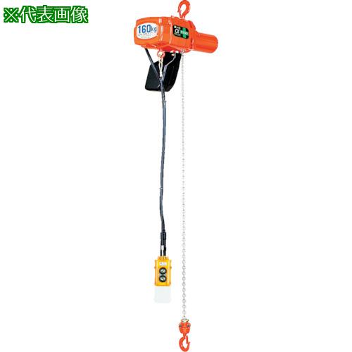 ■象印 フック式小型電気チェーンブロック(定速) 250kg 3m (αSB-025 3m)〔品番:ASBK2530〕【2421780:0】[店頭受取不可]