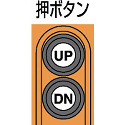 ■象印 単相200V小型電気チェーンブロック(1速型)160KG・3M (αH-016 3m)〔品番:AHK1630〕【2422581:0】[店頭受取不可]_1