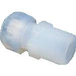 ■フロンケミカル PFAメイル・コネクター(ソロバン型シール)SFH-19-R3/4〔品番:NR1062043〕【2440483:0】[店頭受取不可]