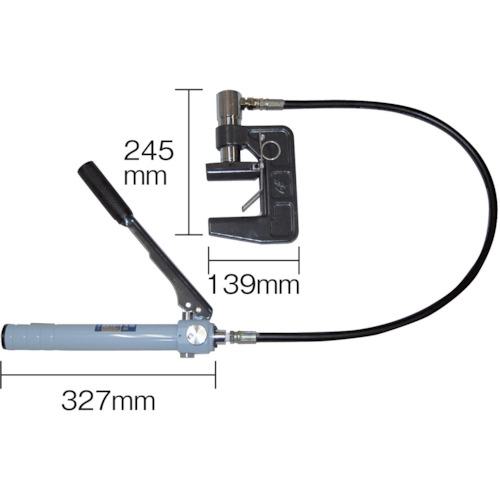 ■亀倉 パイプ断水機〔品番:SS30〕【2449650:0】[店頭受取不可]