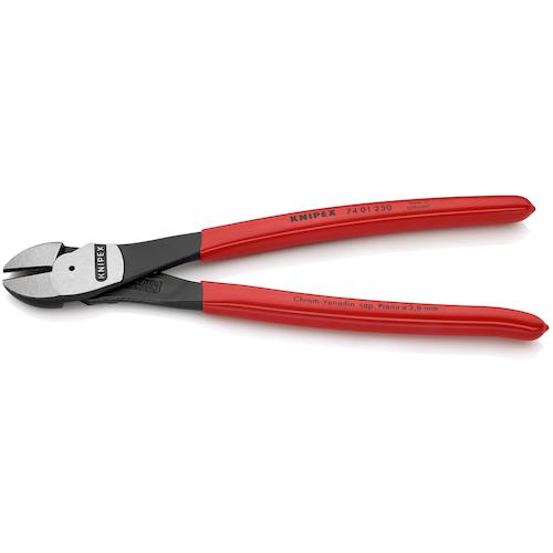 ■KNIPEX 強力型ニッパー プラスチックハンドル 250mm(SB店頭展示パッケージ仕様)〔品番:7401250SB〕【2460152:0】[店頭受取不可]_1