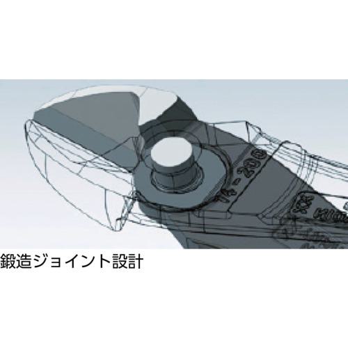 ■KNIPEX 強力型ニッパー プラスチックハンドル 250mm(SB店頭展示パッケージ仕様)〔品番:7401250SB〕【2460152:0】[店頭受取不可]_3