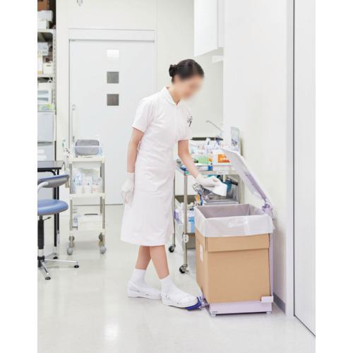 ■コンドル 医療廃棄物容器ホルダーSK-F 本体〔品番:YD146LID〕【2462756:0】[店頭受取不可]_2