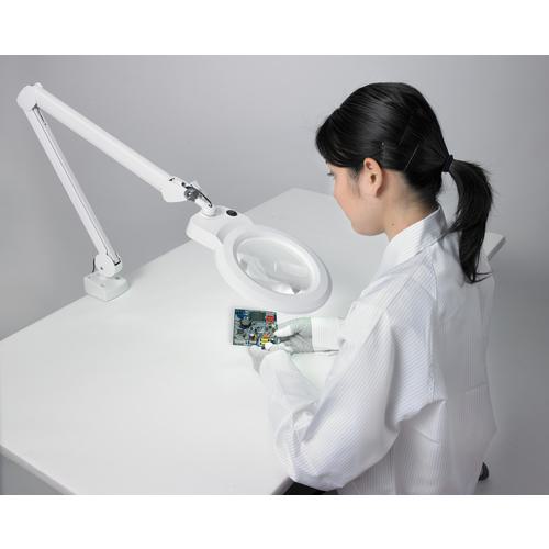 ■HOZAN 照明拡大鏡(クランプ取付型) LEDアームルーペ 倍率2.12倍〔品番:L679〕【2480432:0】[店頭受取不可]_4