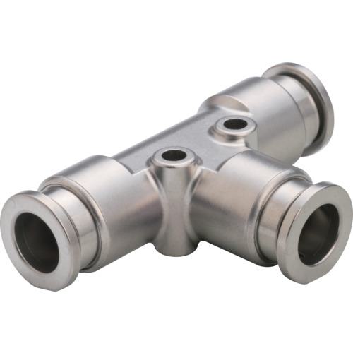 ■PISCO 耐腐蝕用SUS316ワンタッチ継手 チューブフィッティングSUS316 ユニオンティー〔品番:SSPE16〕【2492871:0】[店頭受取不可]
