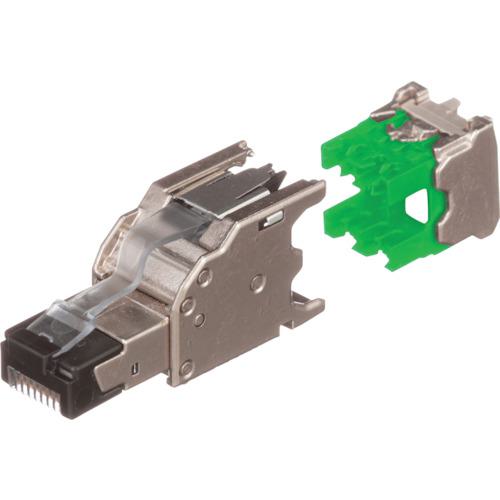 ■【在庫限り】PANDUIT PROFINET カテゴリ5Eかんたん成端シールドモジュラープラグ 適用導線:22AWG単線・撚り線シールドケーブル 10個入り FPE6X88MTG-X〔品番:FPE6X88MTGX〕【2493903:0】[店頭受取不可]