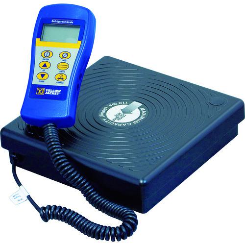 ■イエロージャケット 自動チャージングスケールCS-50A〔品番:Y68815〕【2496518:0】[店頭受取不可]