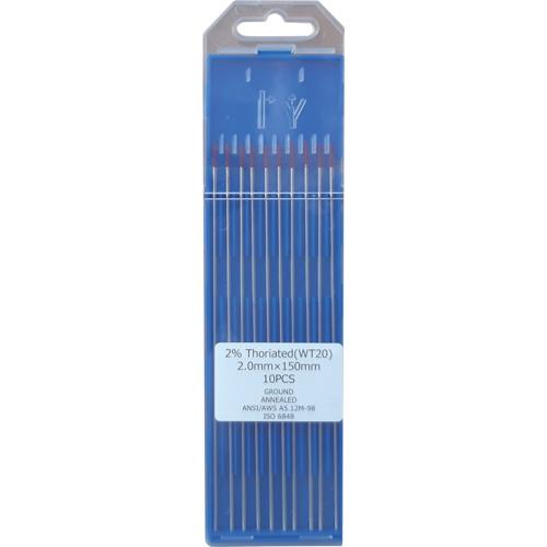 ■マイト トリウム入電極2.0mm×150粍(10本)〔品番:WT202.0〕【2503463:0】[店先受け取り証書不可]