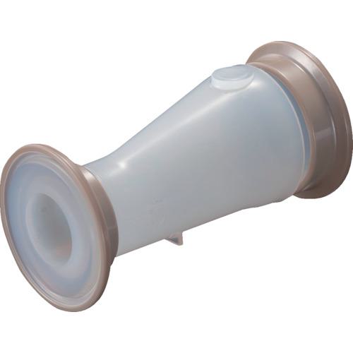 ■フロンケミカル フッ素樹脂(PFA)サニタリー偏心ヘルールレデューサー1S×1.5S〔品番:NR2123001〕【2506121:0】[店頭受取不可]