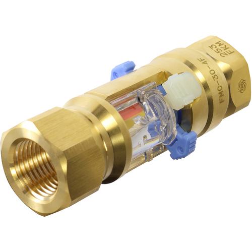 ■日東 フローモニター(レンズ交換タイプ)取付ねじRC1/2(74580)〔品番:FMC304FBRASSFKM〕【2506179:0】[店頭受取不可]