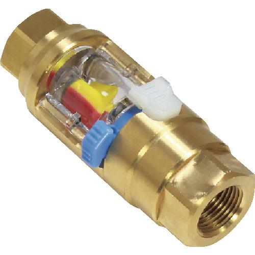 ■日東 フローモニター(レンズ交換タイプ)取付ねじRC3/8(74579)〔品番:FMC303FBRASSFKM〕【2506180:0】[店頭受取不可]