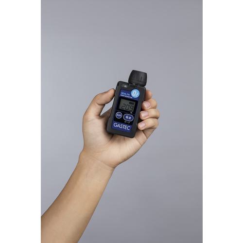 ■GASTEC 装着形酸素濃度指示警報計(5mセンサコード付)〔品番:GOA7HS〕【2507790:0】[店頭受取不可]