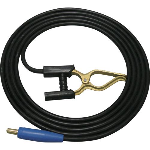 ■マイト アースクリップ・ジョイントオス付キャプタイヤ 10m (22mm2×10m)〔品番:CTJA2210〕【2509755:0】[店頭受取不可]