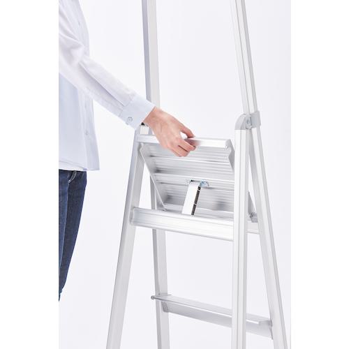 ■ハセガワ 天板幅広上枠付きアルミ踏台 SRA型 2段(17895)〔品番:SRA5A〕【2511090:0】[直送DS][店頭受取不可]_4