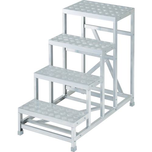 ■ハセガワ ライトステップ DBG 4段 1.00m(17841)〔品番:DBG4〕【2512765:0】[店頭受取不可]