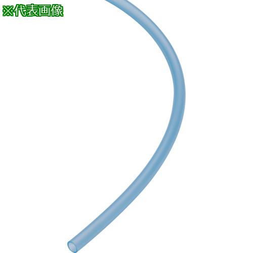 ■PISCO フッ素樹脂(PFA)チューブ クリアブルー 10×8 20M〔品番:SFT108020CB〕【2517761:0】[店頭受取不可]