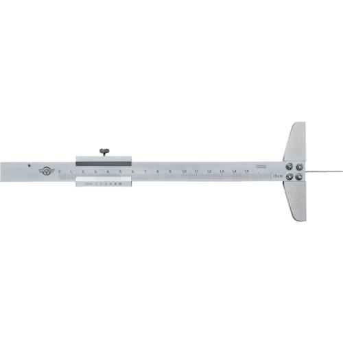 ■カノン 細穴デプスゲージ150mm〔品番:TH15〕【2518708:0】[店頭受取不可]