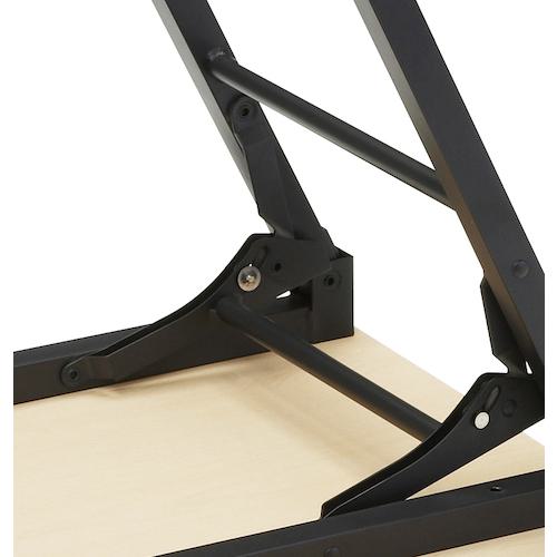 ■TRUSCO 折りたたみ会議テーブル 1800X450XH700 棚板なし ナチュラル〔品番:TST1845C〕【2555347:0】[直送DS][店頭受取不可]_4
