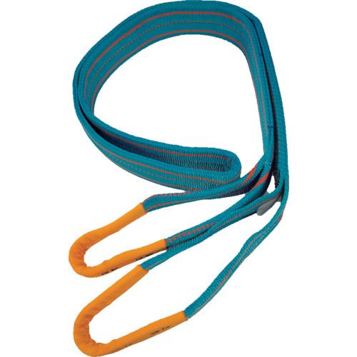 ■TESAC ブルースリング(JIS4等級・両端アイ形)荷重3.2t 全長2.0m〔品番:4E75X2〕【2560556:0】[店頭受取不可]