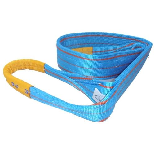 ■TESAC ブルースリング(JIS4等級・両端アイ形)荷重4.0t 全長3.0m〔品番:4E100X3〕【2560577:0】[店頭受取不可]