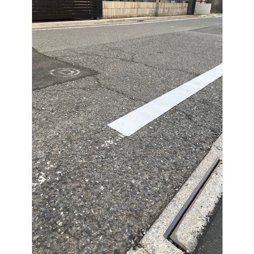 ■TRUSCO 舗装道路用仮ラインテープ 50mm幅×45m 白〔品番:CR5045W〕【2564589:0】[店頭受取不可]_3
