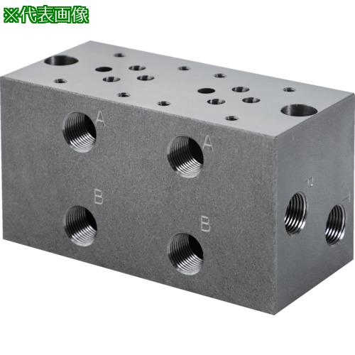 ■TRUSCO マニホールドブロック〔品番:TMBW3〕【2565736:0】[店頭受取不可]