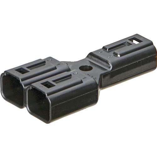 ■TRUSCO 防水コネクタ Y字分岐タイプ(10個入) 黒〔品番:PCE01A502BA〕【2566052:0】[店頭受取不可]