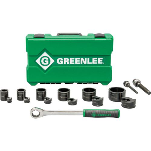 ■【在庫限り】GREENLEE 手動ラチェット式パンチャーセット〔品番:7238SB〕【2574065:0】[店頭受取不可]