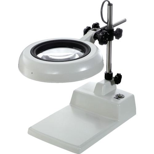 ■TRUSCO 【在庫限り】LED照明拡大鏡 4倍 テーブルスタンド型〔品番:LPSTX4〕【2577436:0】[店頭受取不可]