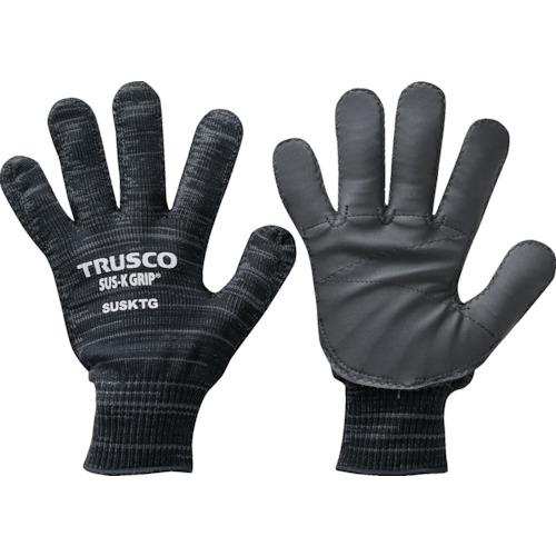 ■TRUSCO インスリン注射針対応 耐突刺、耐切創手袋サスケグリップ〔品番:SUSKTG〕【2578173:0】[店頭受取不可]
