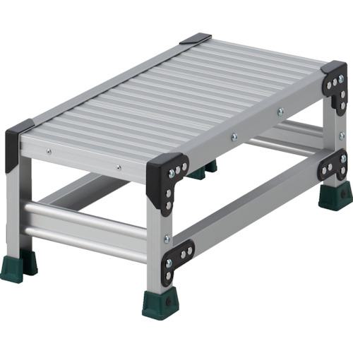 ■TRUSCO 作業用踏台 1段 高さ0.25m 天板300×600〔品番:TSF13625〕【2580893:0】[店頭受取不可]