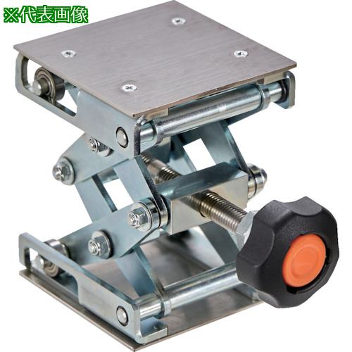 ■【在庫限り】TRUSCO ラボジャッキ ノブタイプ 160×160×75~245〔品番:TLJ251616H〕【2614012:0】[店頭受取不可]