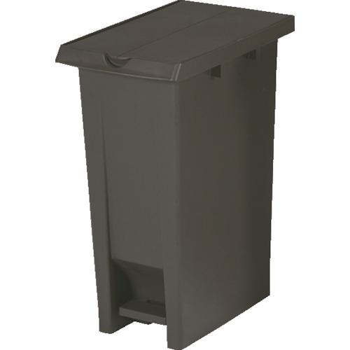 ■E-CON ペダル式ダストボックス 808344 2枚フタ#37ブラウン〔品番:80834401BRGL〕【2618211:0】[店頭受取不可]