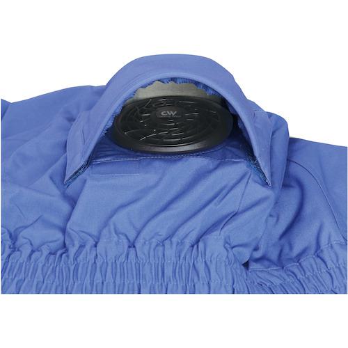 ■福徳 タフコレ防炎ブルゾン保護カバー付 ライトブルー L〔品番:8000LBLUL〕【2630956:0】[店頭受取不可]_1