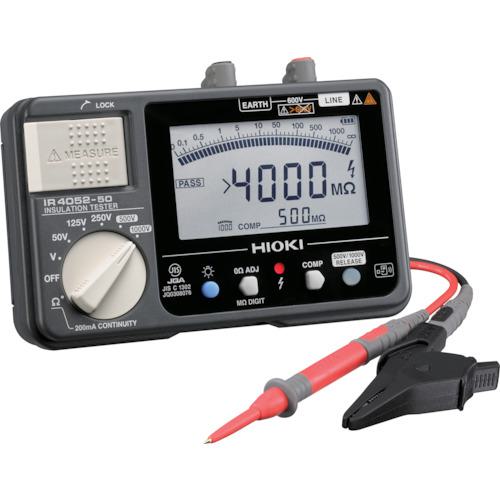 ■HIOKI 絶縁抵抗計 IR4052-50〔品番:IR405250〕【2631002:0】[店頭受取不可]