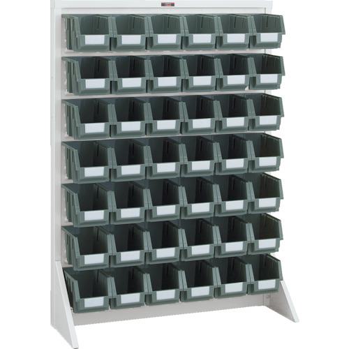 ■TRUSCO パネルコンテナラック 910X320XH1240 中X42〔品番:T1242NAW〕【2639143:0】[直送DS][店頭受取不可]