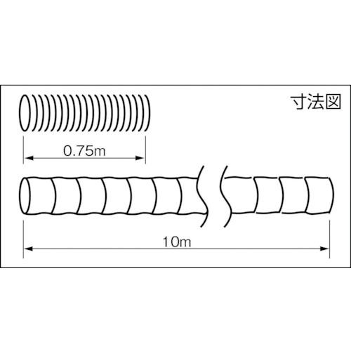 ■TRUSCO アルミフレキシブルダクト 内径Φ260X10m〔品番:TAF25010〕【2708205:0】[店頭受取不可]_2