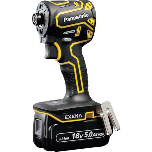 ■EXENA 充電インパクトドライバー 18V5.0Ah電池セット品 黄〔品番:EZ1PD1J18DY〕【2708294:0】[店頭受取不可]