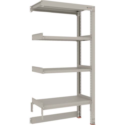 ■TRUSCO スチールラック M3型中量棚 台車天板収納型 W900XD471XH1800 4段 連結〔品番:M3DB6354B〕【2719415:0】[直送DS][店頭受取不可]